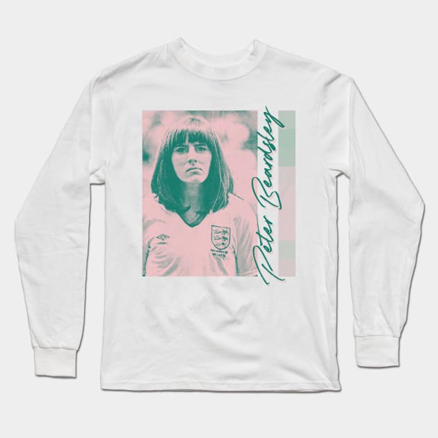 Peter Beardsley  / / Humorous Aesthetic Fan Art Design Long Sleeve T-Shirt by unknown_pleasures